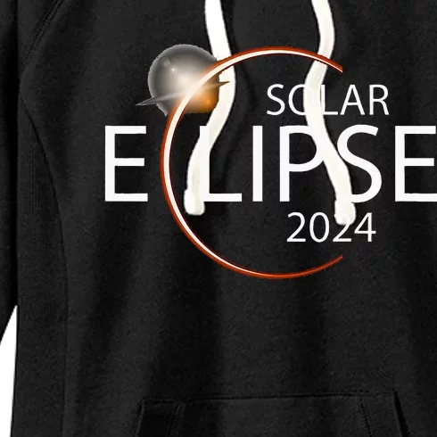 Solar Eclipse April 8 2024 Eclipse Party 2024 Souvenir Women's Fleece Hoodie