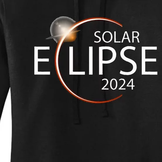 Solar Eclipse April 8 2024 Eclipse Party 2024 Souvenir Women's Pullover Hoodie