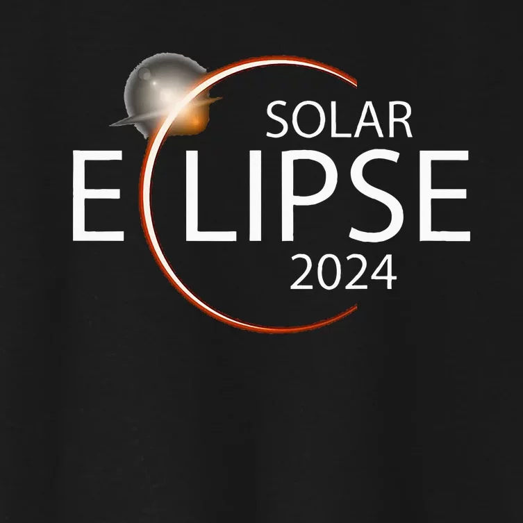 Solar Eclipse April 8 2024 Eclipse Party 2024 Souvenir Women's Crop Top Tee