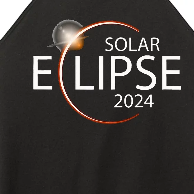 Solar Eclipse April 8 2024 Eclipse Party 2024 Souvenir Women’s Perfect Tri Rocker Tank