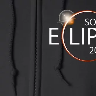 Solar Eclipse April 8 2024 Eclipse Party 2024 Souvenir Full Zip Hoodie