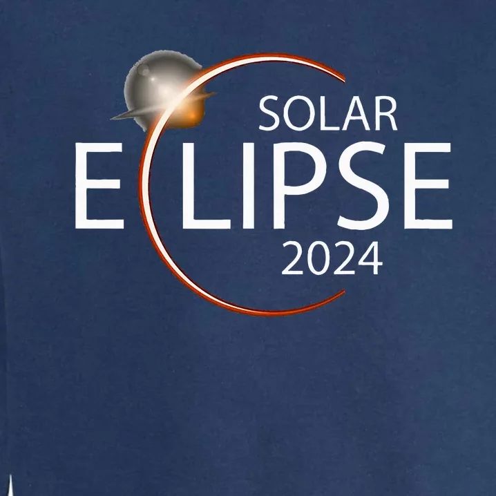 Solar Eclipse April 8 2024 Eclipse Party 2024 Souvenir Garment-Dyed Sweatshirt