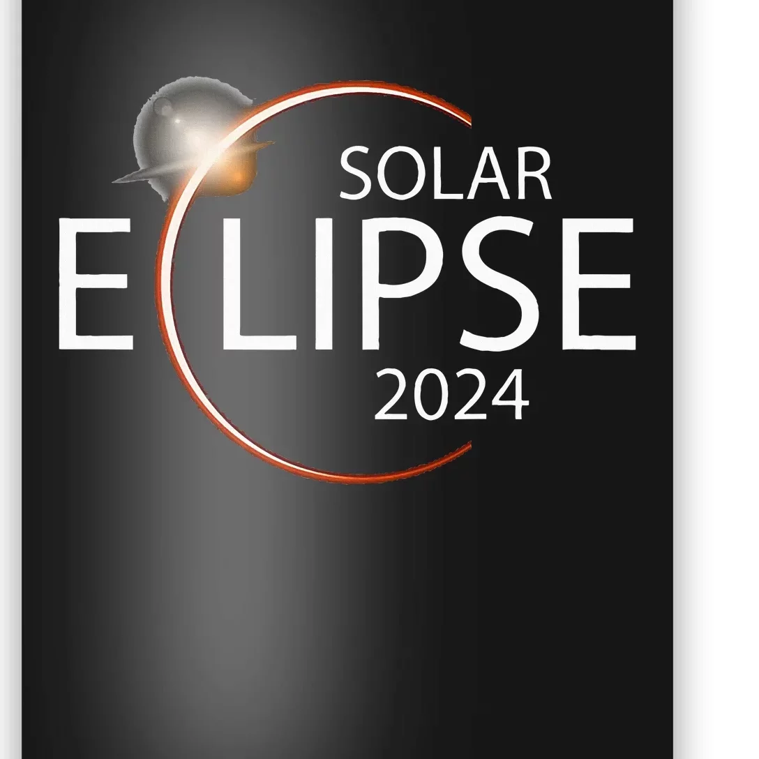 Solar Eclipse April 8 2024 Eclipse Party 2024 Souvenir Poster