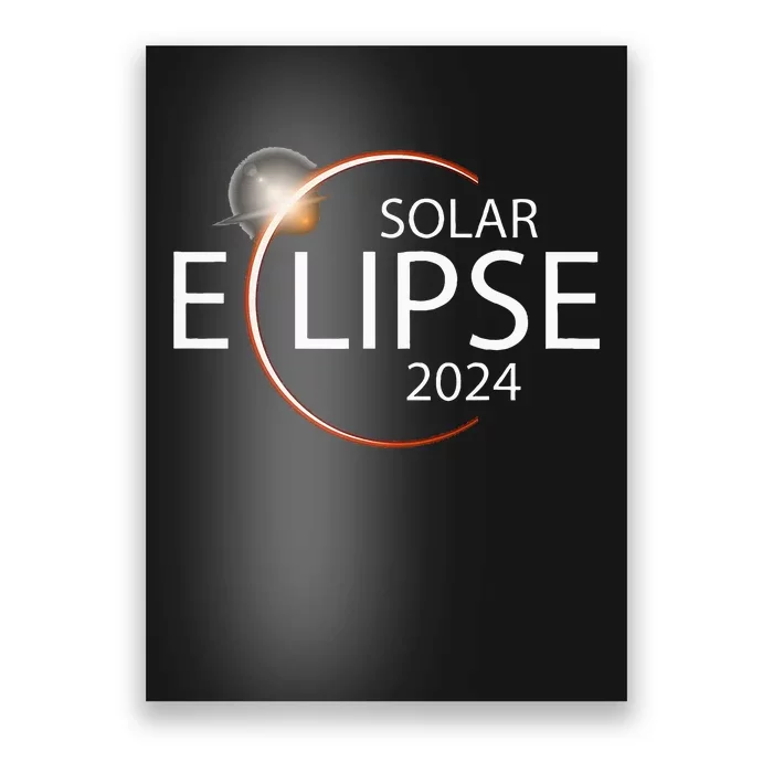 Solar Eclipse April 8 2024 Eclipse Party 2024 Souvenir Poster