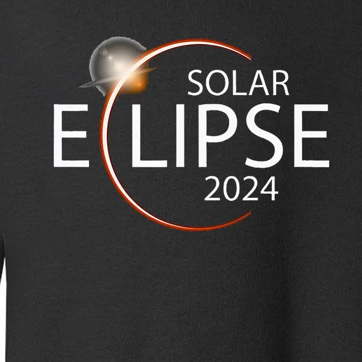 Solar Eclipse April 8 2024 Eclipse Party 2024 Souvenir Toddler Sweatshirt