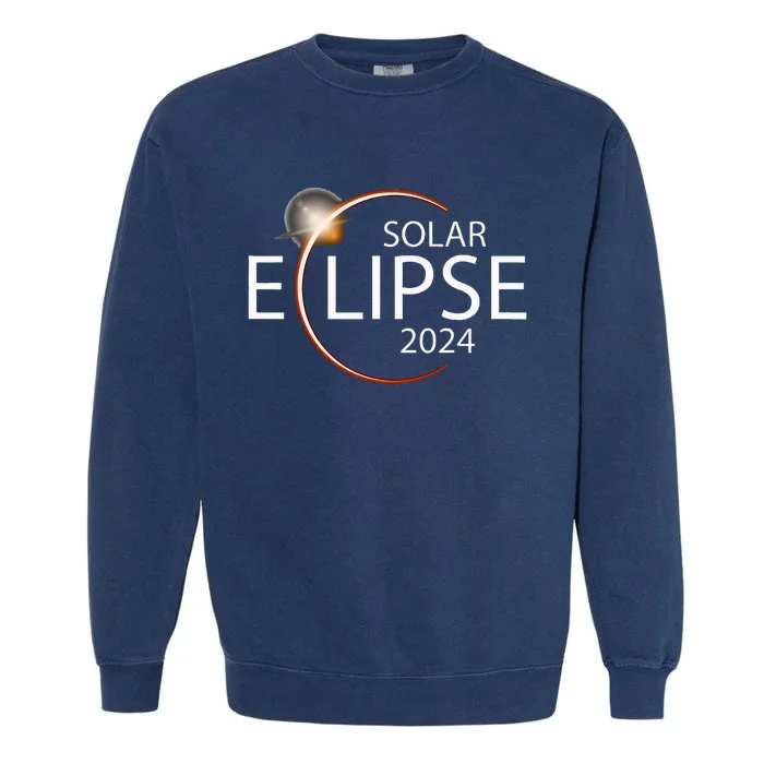 Solar Eclipse April 8 2024 Eclipse Party 2024 Souvenir Garment-Dyed Sweatshirt