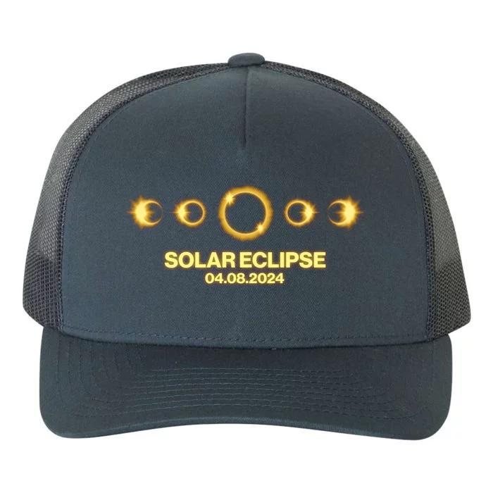 Solar Eclipse April 08 2024 Yupoong Adult 5-Panel Trucker Hat