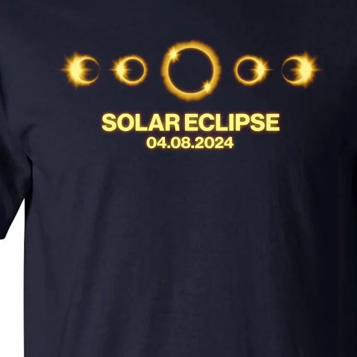 Solar Eclipse April 08 2024 Tall T-Shirt