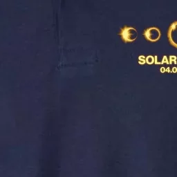 Solar Eclipse April 08 2024 Softstyle Adult Sport Polo