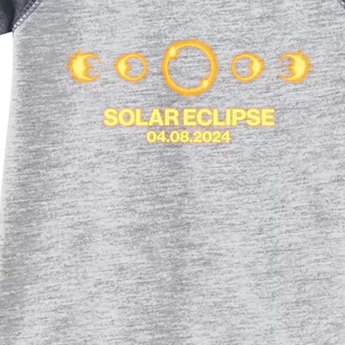 Solar Eclipse April 08 2024 Infant Baby Jersey Bodysuit