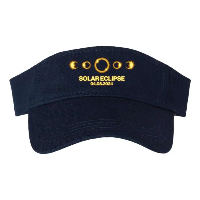 Solar Eclipse April 08 2024 Valucap Bio-Washed Visor