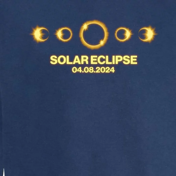 Solar Eclipse April 08 2024 Garment-Dyed Sweatshirt