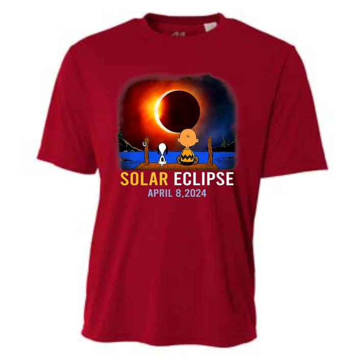 Solar Eclipse April 8 2024 Totality April 8 Cooling Performance Crew T-Shirt