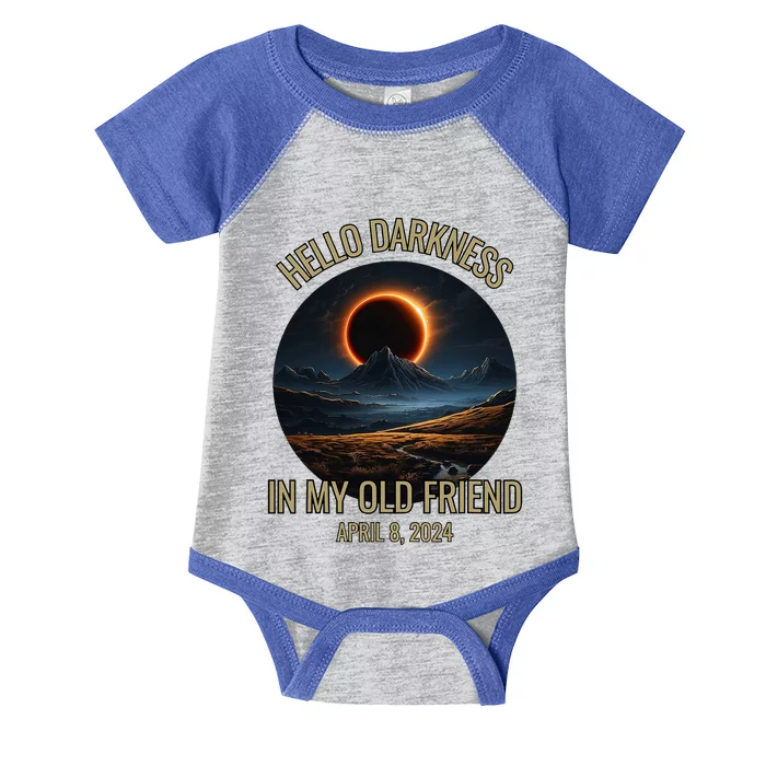 Solar Eclipse April 08 2024 Infant Baby Jersey Bodysuit