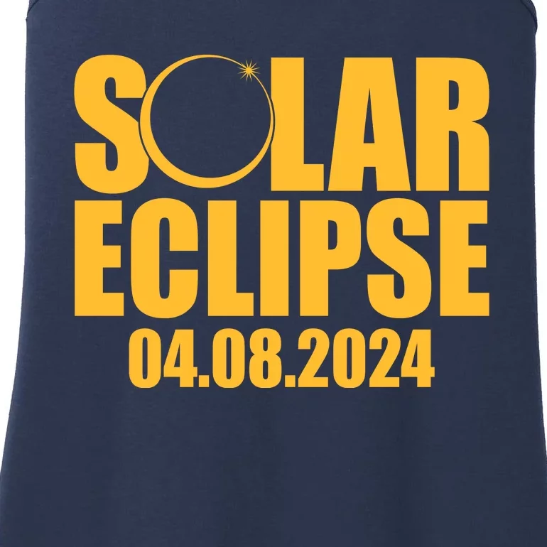 Solar Eclipse April 08 2024 Ladies Essential Tank