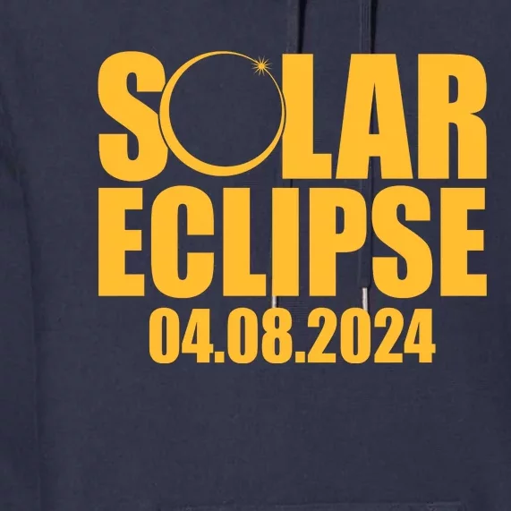 Solar Eclipse April 08 2024 Premium Hoodie