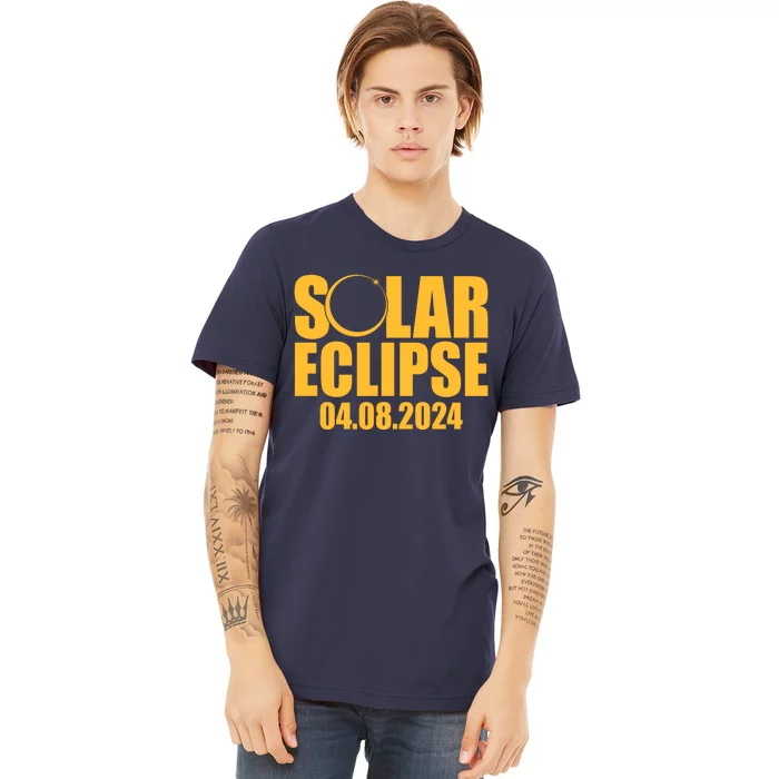 Solar Eclipse April 08 2024 Premium T-Shirt