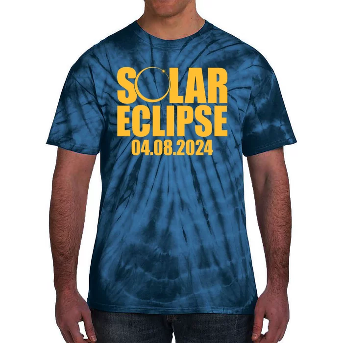 Solar Eclipse April 08 2024 Tie-Dye T-Shirt