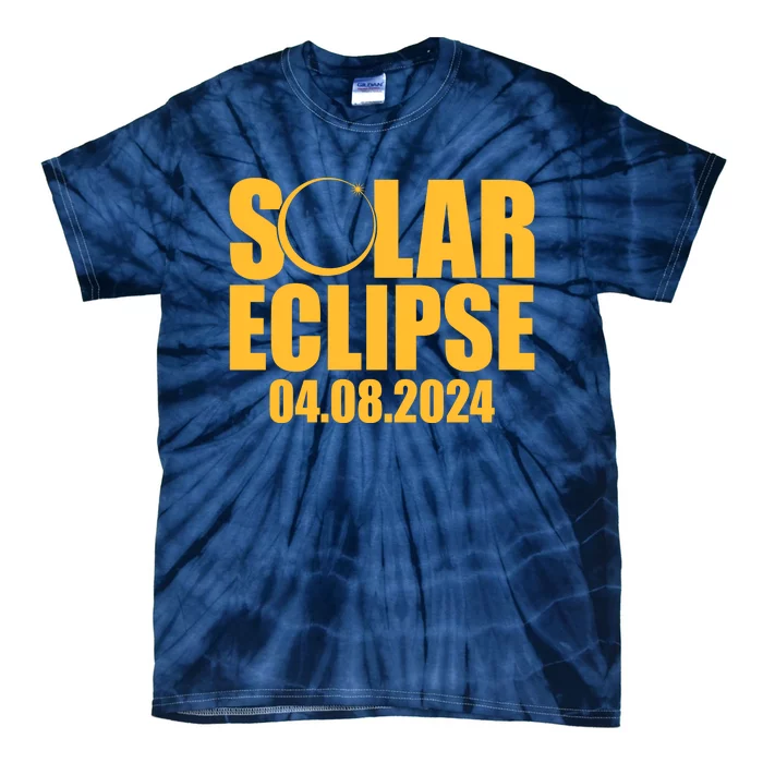 Solar Eclipse April 08 2024 Tie-Dye T-Shirt