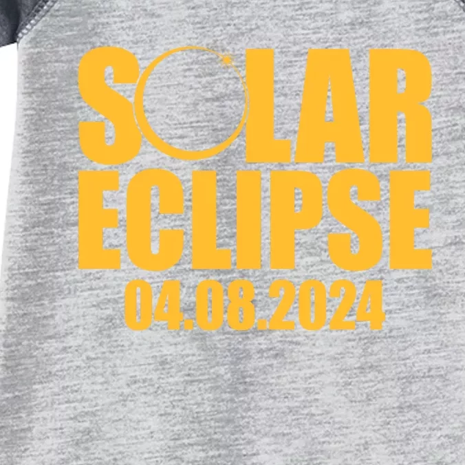 Solar Eclipse April 08 2024 Infant Baby Jersey Bodysuit