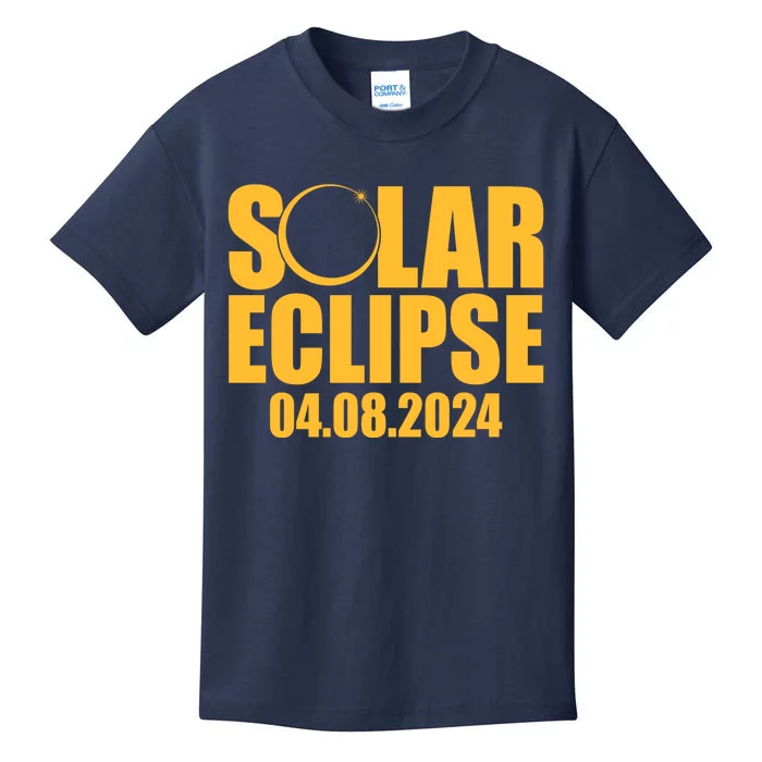 Solar Eclipse April 08 2024 Kids T-Shirt