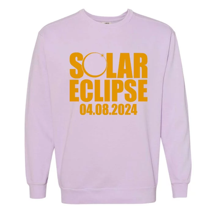 Solar Eclipse April 08 2024 Garment-Dyed Sweatshirt