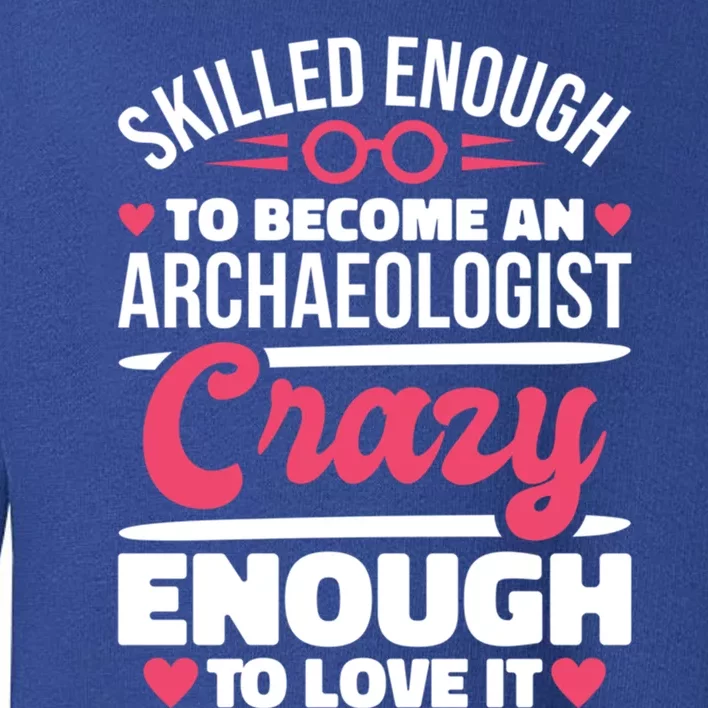 Skilled Enough Archaeologist And Archaeology Lover Gift Toddler Sweatshirt