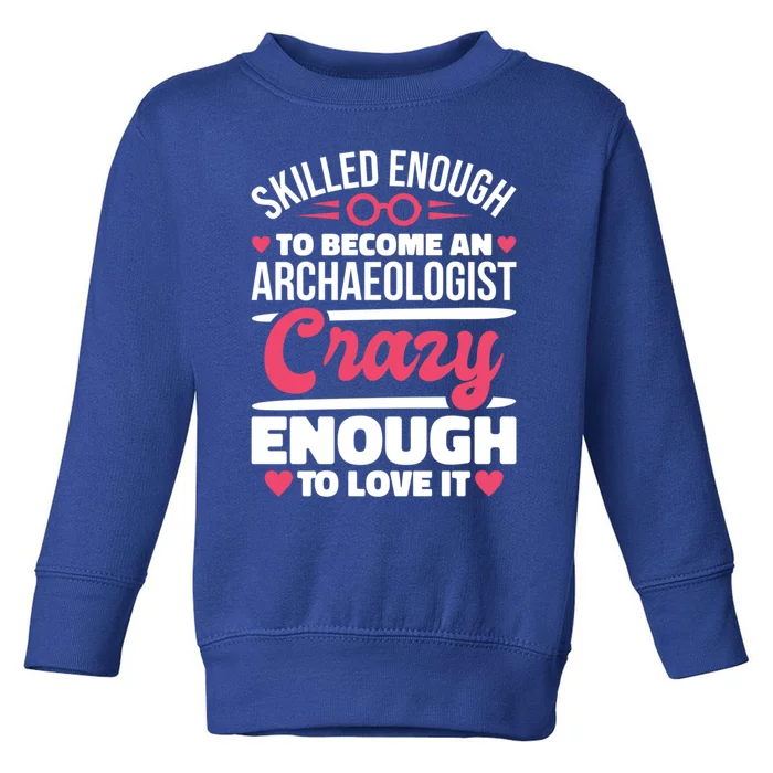 Skilled Enough Archaeologist And Archaeology Lover Gift Toddler Sweatshirt