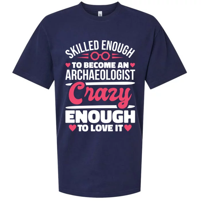 Skilled Enough Archaeologist And Archaeology Lover Gift Sueded Cloud Jersey T-Shirt