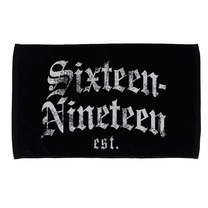 Sixteennineteen Est African American Vintage Black History Microfiber Hand Towel