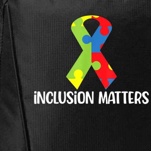 Special Education Autism Awareness Teacher Inclusion Matters City Backpack