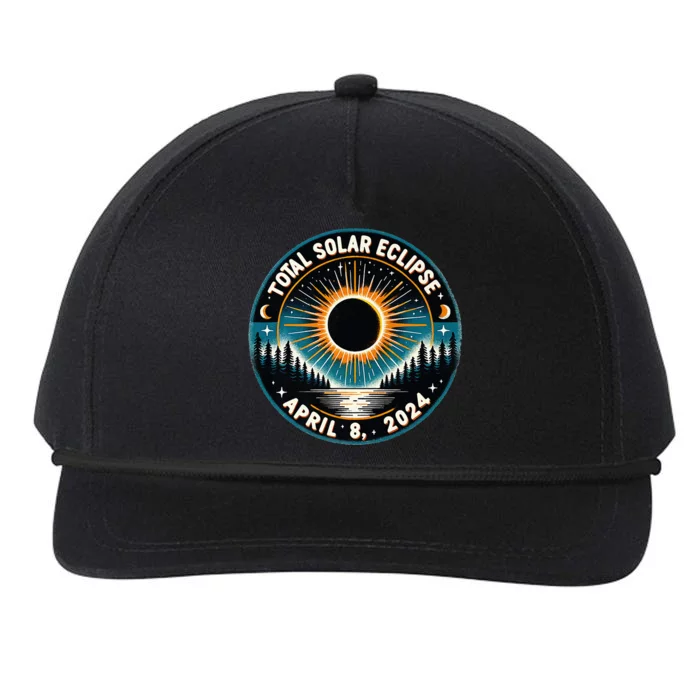 Solar Eclipse Astronomy Vintage 2024 Solar Eclipse Snapback Five-Panel Rope Hat