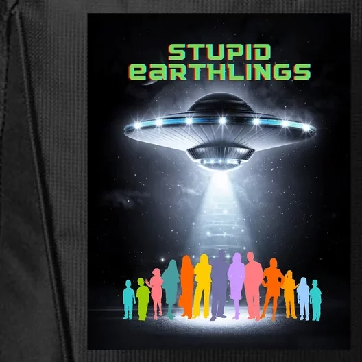 Stupid Earthlings Alien City Backpack