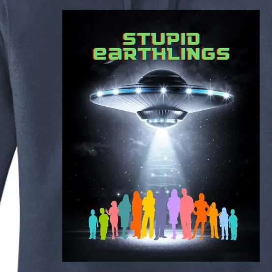 Stupid Earthlings Alien Women's Pullover Hoodie