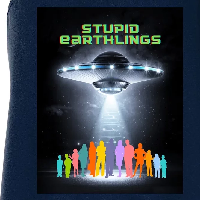 Stupid Earthlings Alien Women's Racerback Tank