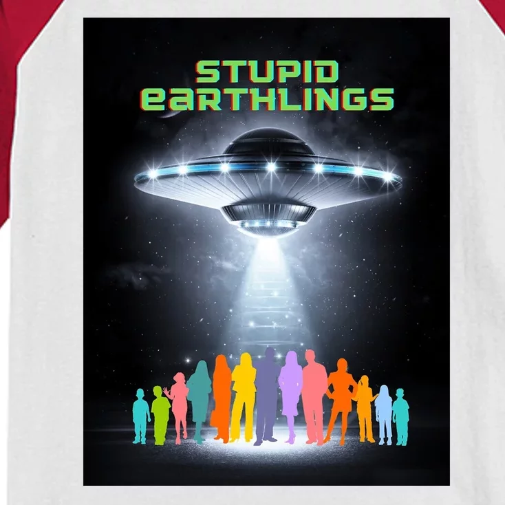 Stupid Earthlings Alien Kids Colorblock Raglan Jersey