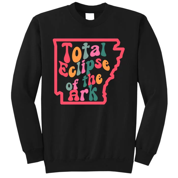 Solar Eclipse Arkansas Map Sweatshirt