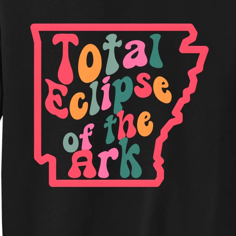 Solar Eclipse Arkansas Map Tall Sweatshirt