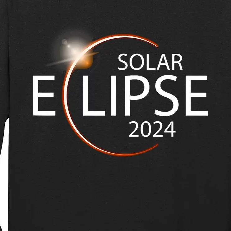 Solar Eclipse April 8 2024 Eclipse Party 2024 Souvenir Tall Long Sleeve T-Shirt