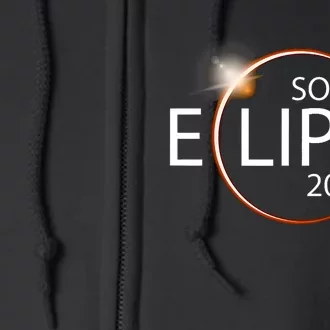 Solar Eclipse April 8 2024 Eclipse Party 2024 Souvenir Full Zip Hoodie