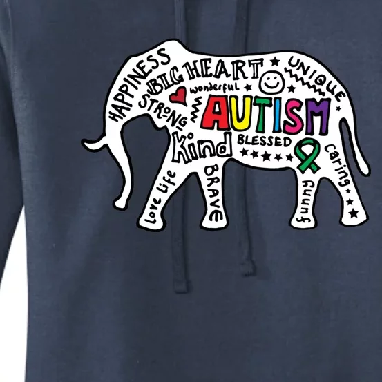 Strang Elephant Autism Awareness Women's Pullover Hoodie