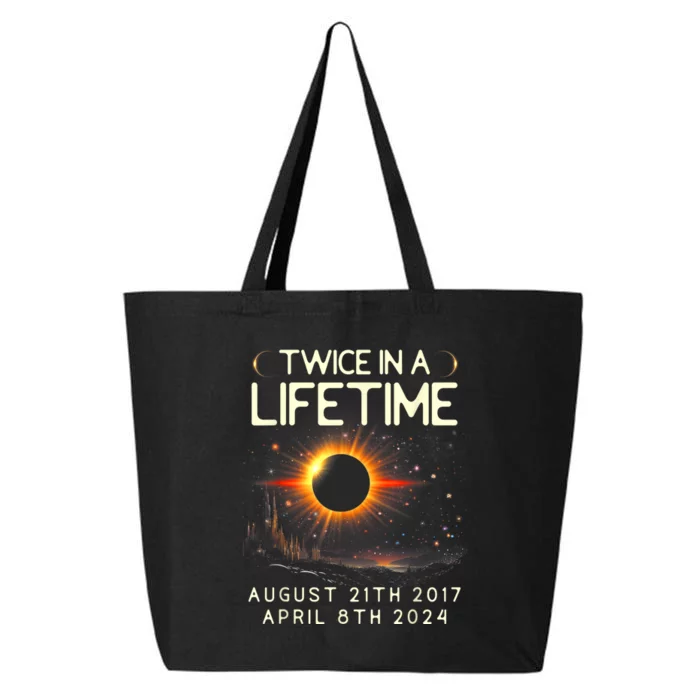 Solar Eclipse Astronomy Twice In Lifetime 2024 Solar Eclipse 25L Jumbo Tote