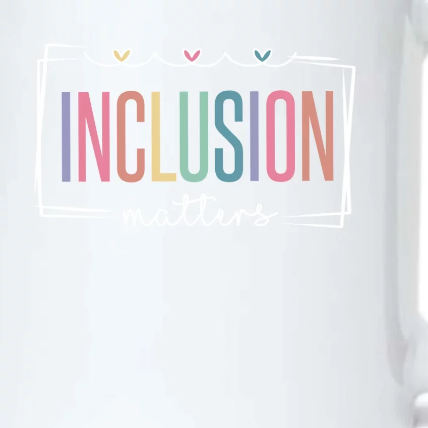 Special Education Autism Awareness Teacher Inclusion Matters Cute Gift Black Color Changing Mug