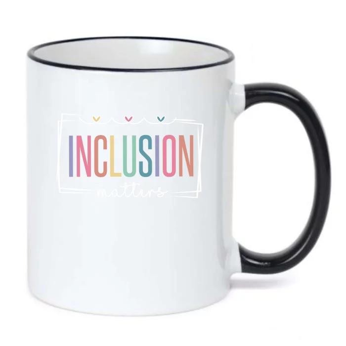 Special Education Autism Awareness Teacher Inclusion Matters Cute Gift Black Color Changing Mug