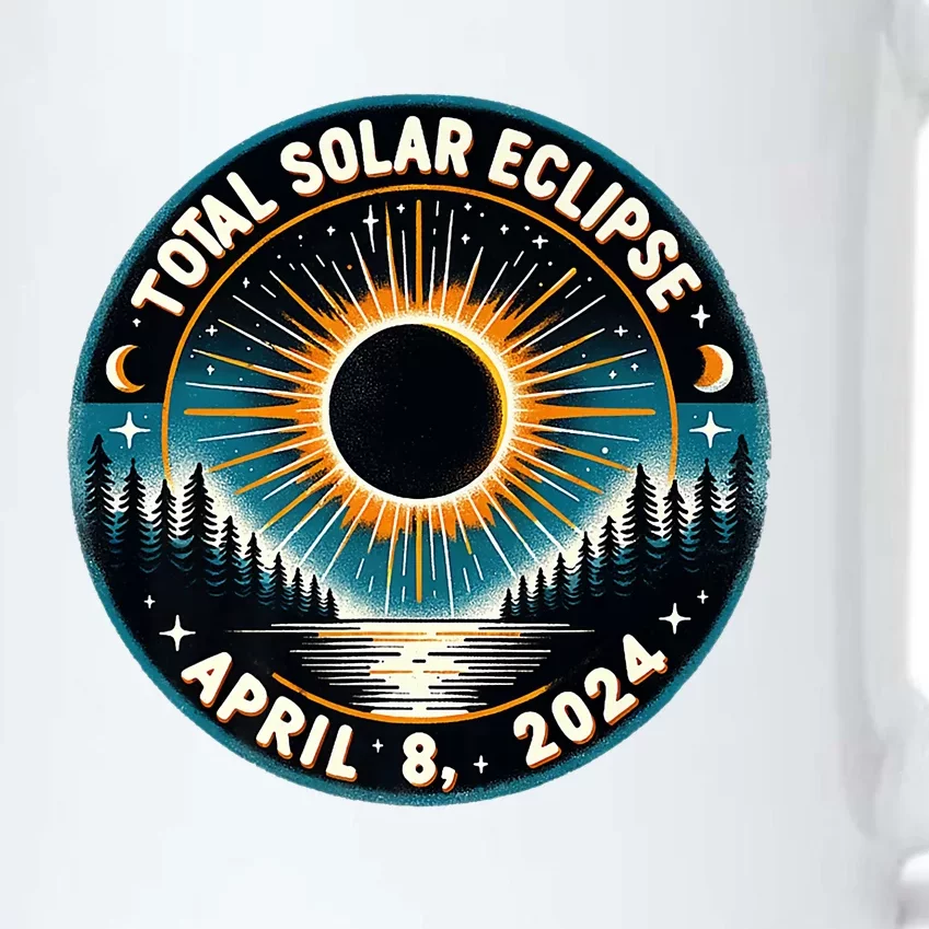 Solar Eclipse Astronomy Vintage 2024 Solar Eclipse Black Color Changing Mug