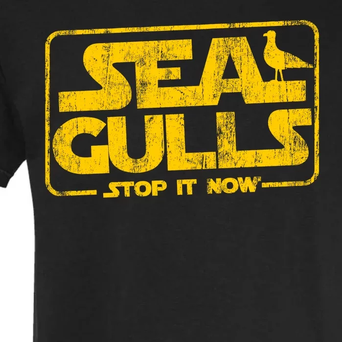 Seagulls Stop it Now Garment-Dyed Heavyweight T-Shirt