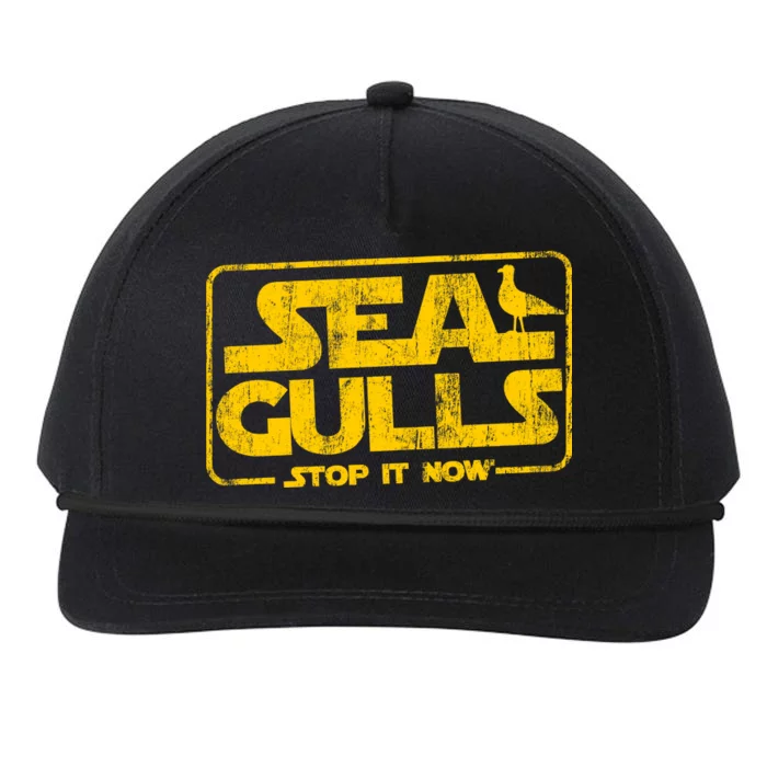 Seagulls Stop it Now Snapback Five-Panel Rope Hat