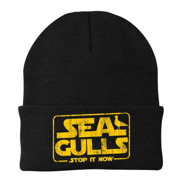 Seagulls Stop it Now Knit Cap Winter Beanie