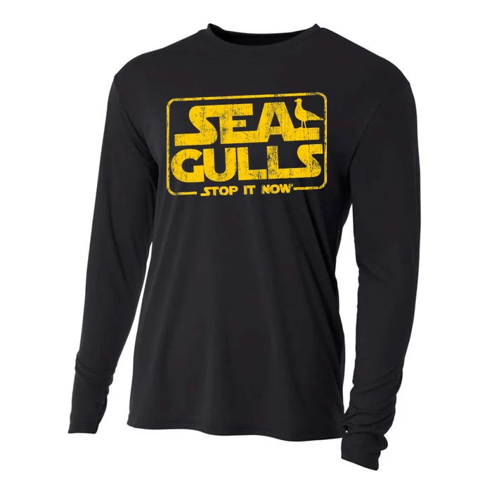 Seagulls Stop it Now Cooling Performance Long Sleeve Crew