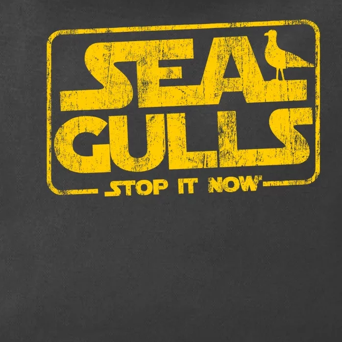 Seagulls Stop it Now Zip Tote Bag